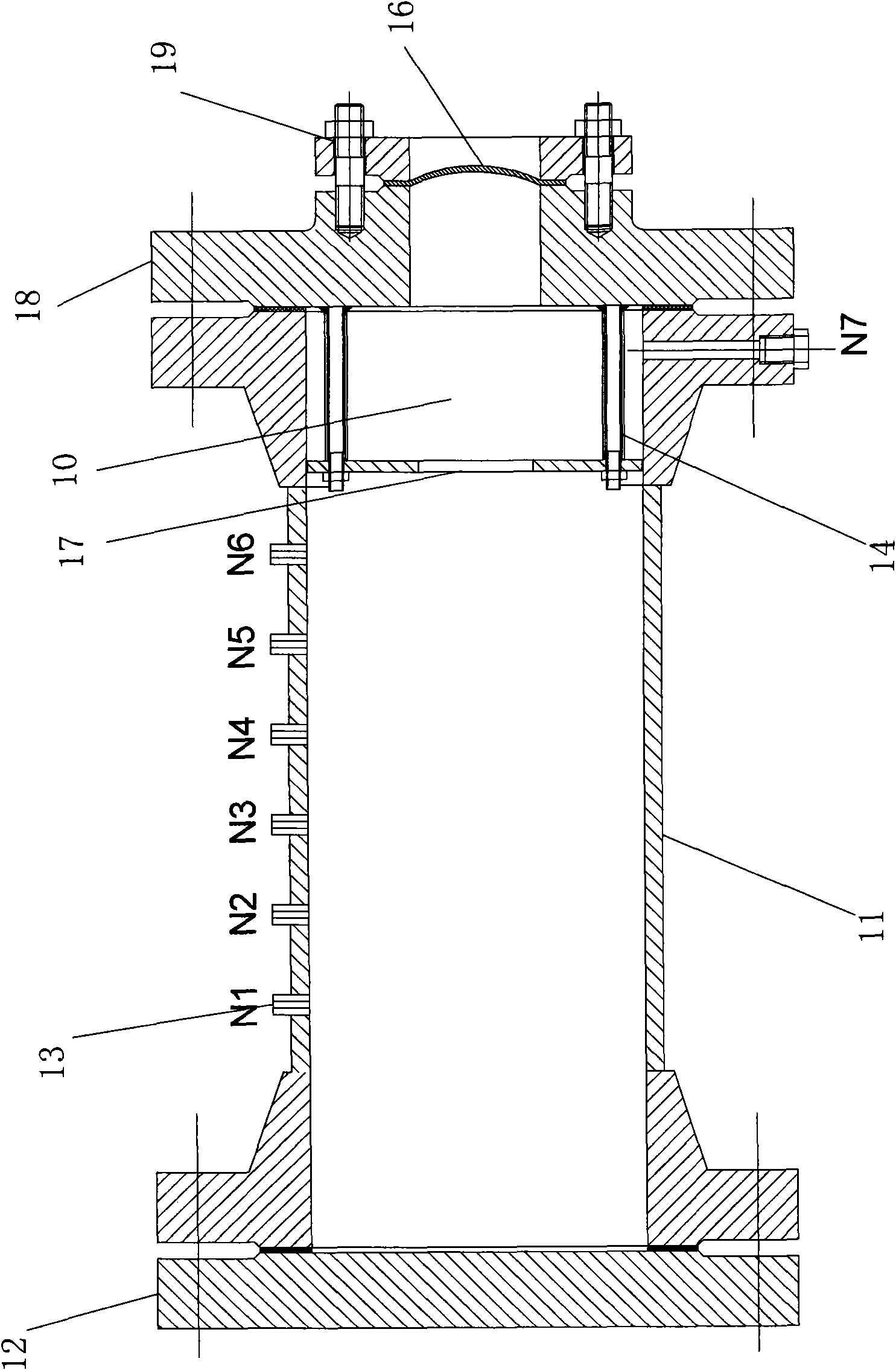 Coal and gas outburst simulation test device and protection device thereof