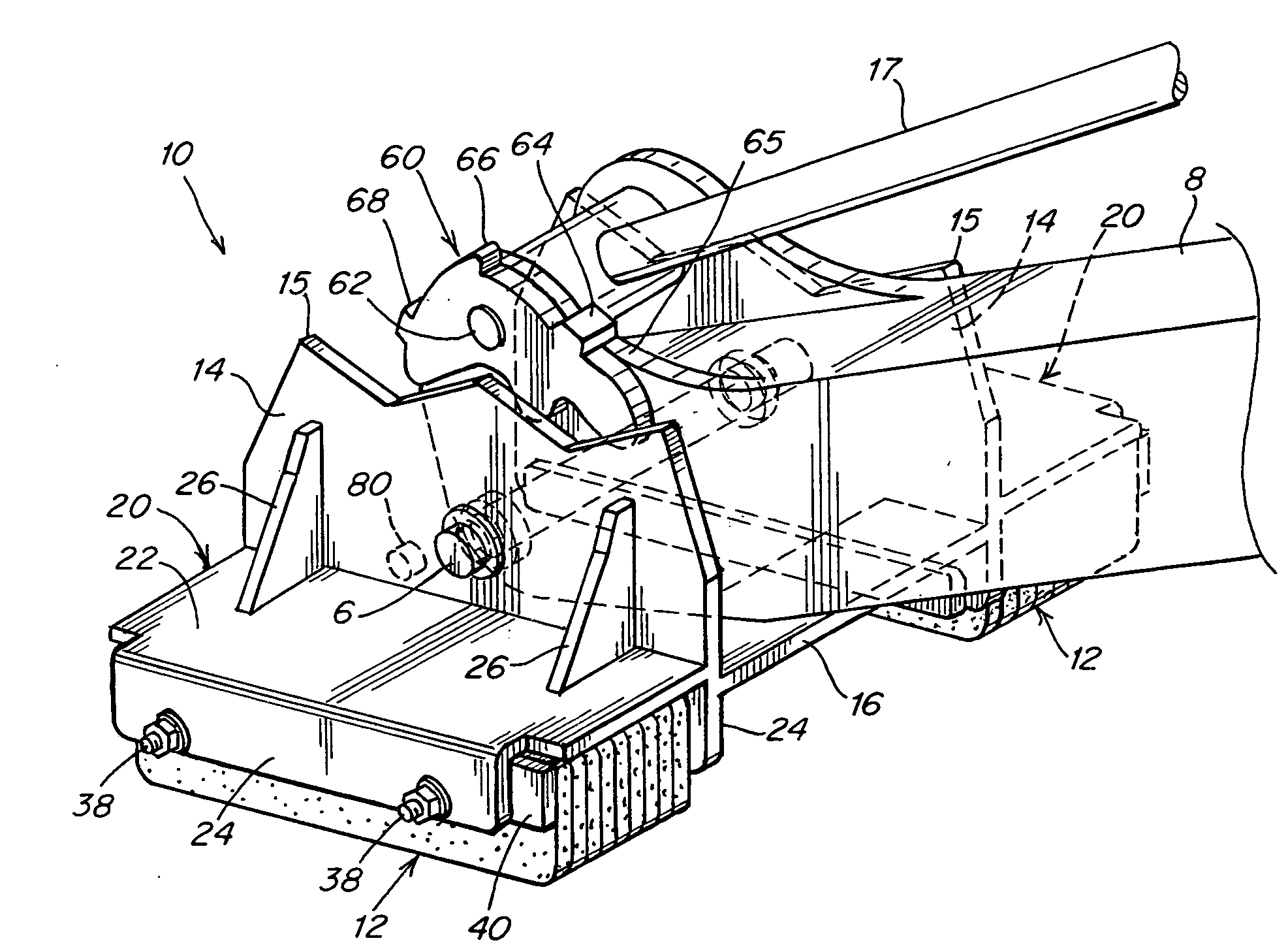 Stabilized pad for vehicles