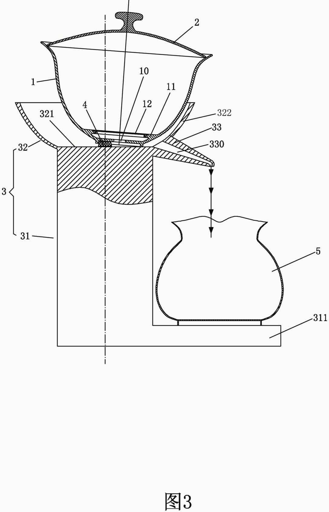 Anti-scald tea making device