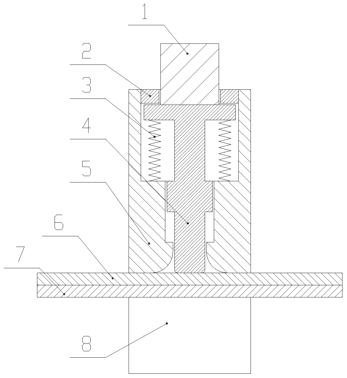 A friction-assisted heat flat bottom riveting-free connection method for lightweight plates