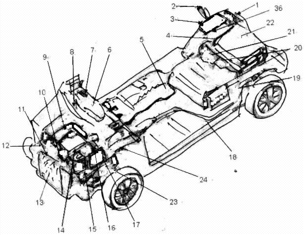 A small electric vehicle with extended range and its control method