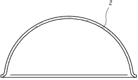 Glass fiber reinforced plastic helmet shell and fabrication technique thereof