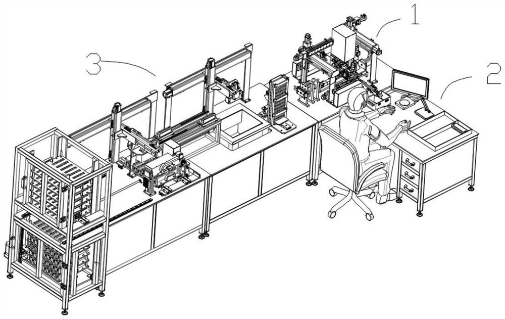 Production line for producing electric igniter support