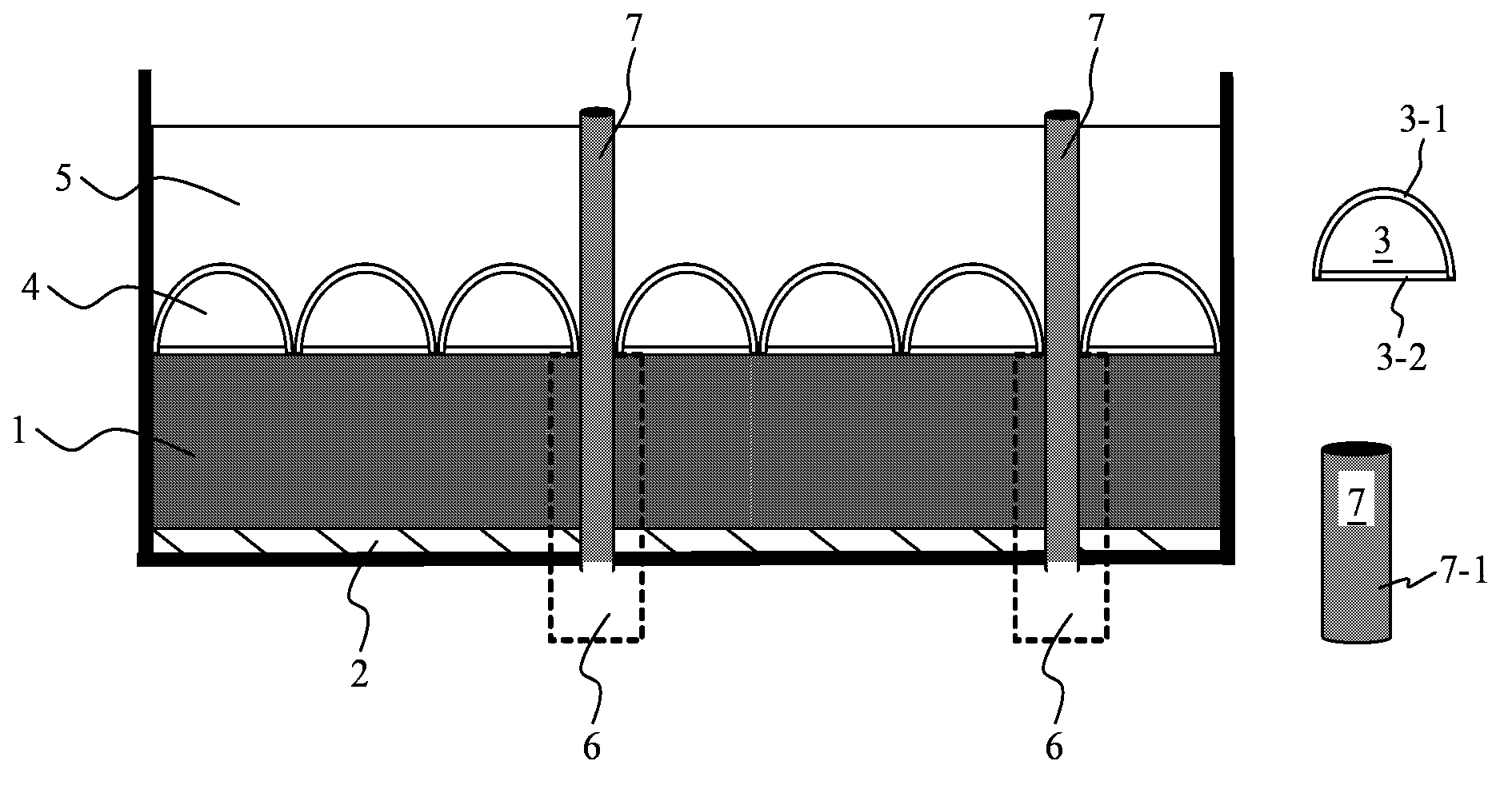 Quick crusting structure for soft foundation reclamation and production construction method thereof