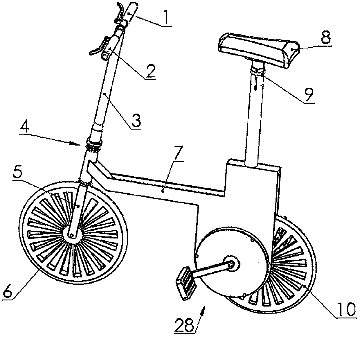 Gear-driven bicycle