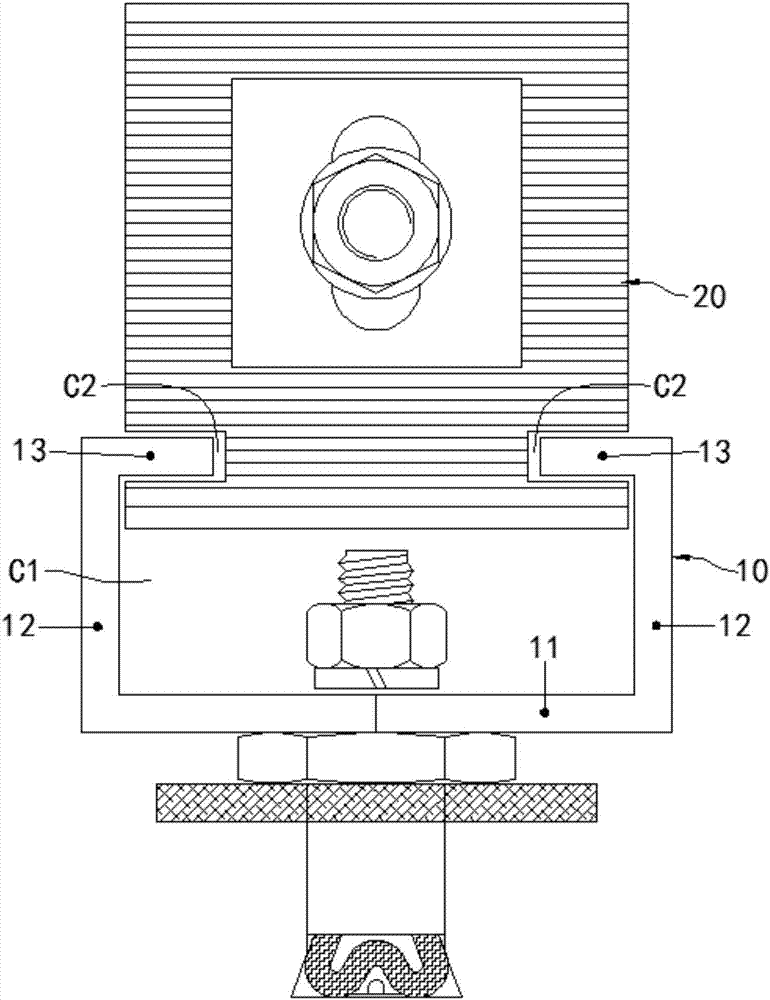 Curtain wall dry suspending structure, building curtain wall and curtain wall panel installing method