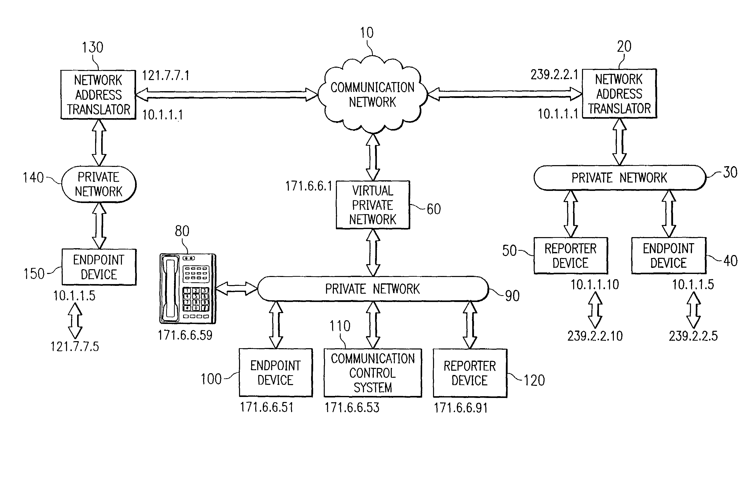 Method and system for providing an accurate address of a device on a network