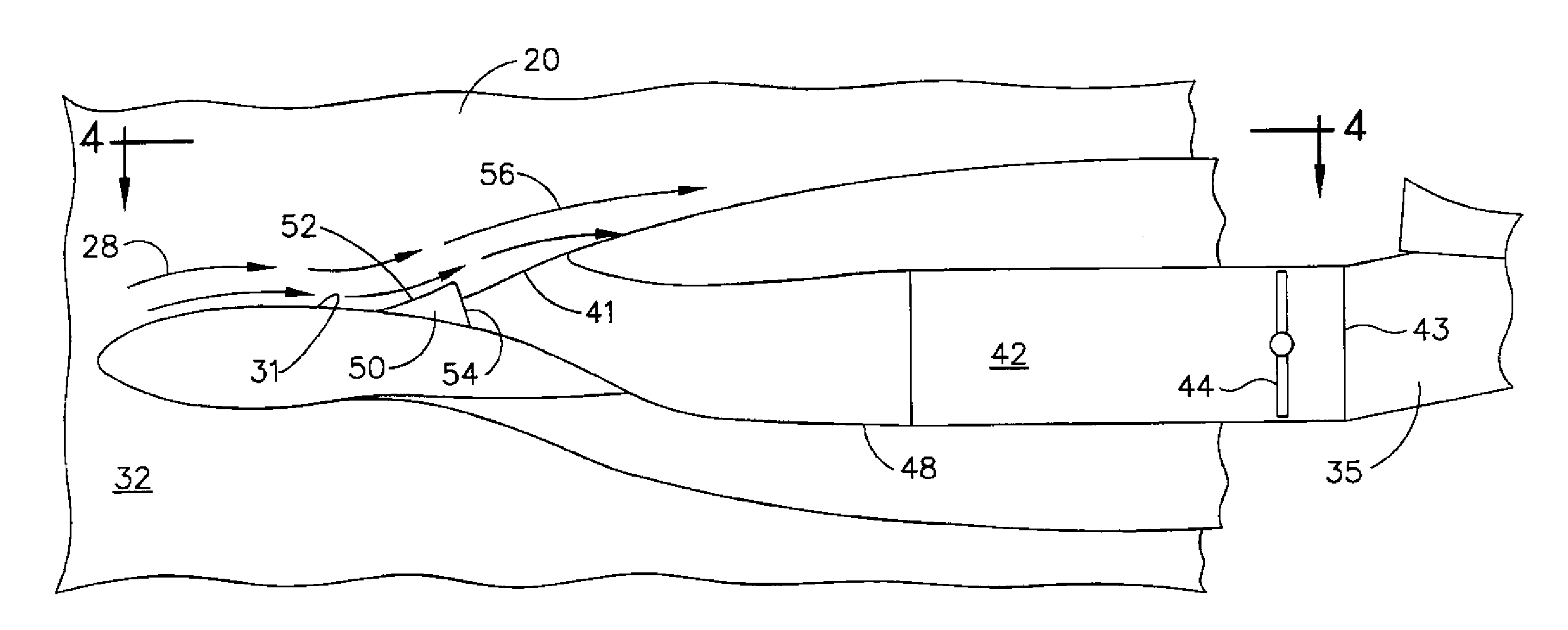 Apparatus and method for suppressing dynamic pressure instability in bleed duct