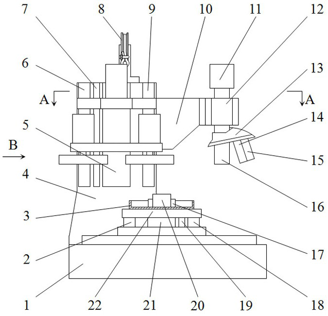 A three-dimensional modeling and measurement device for microscopic multiphase structure based on cross-section profile sequence