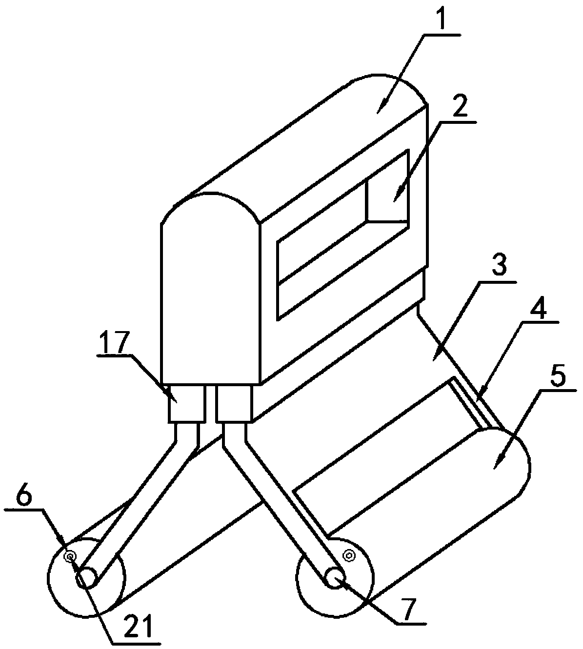 Two-way massager with buffer function