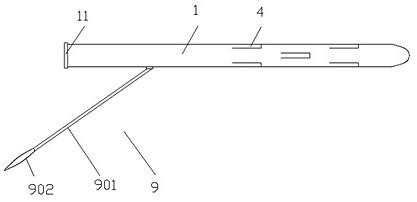 Intracranial hematoma drainage device