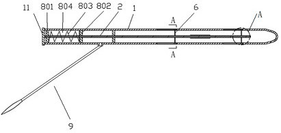 Intracranial hematoma drainage device