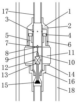 A kind of cone valve type automatic downhole blowout preventer device and using method
