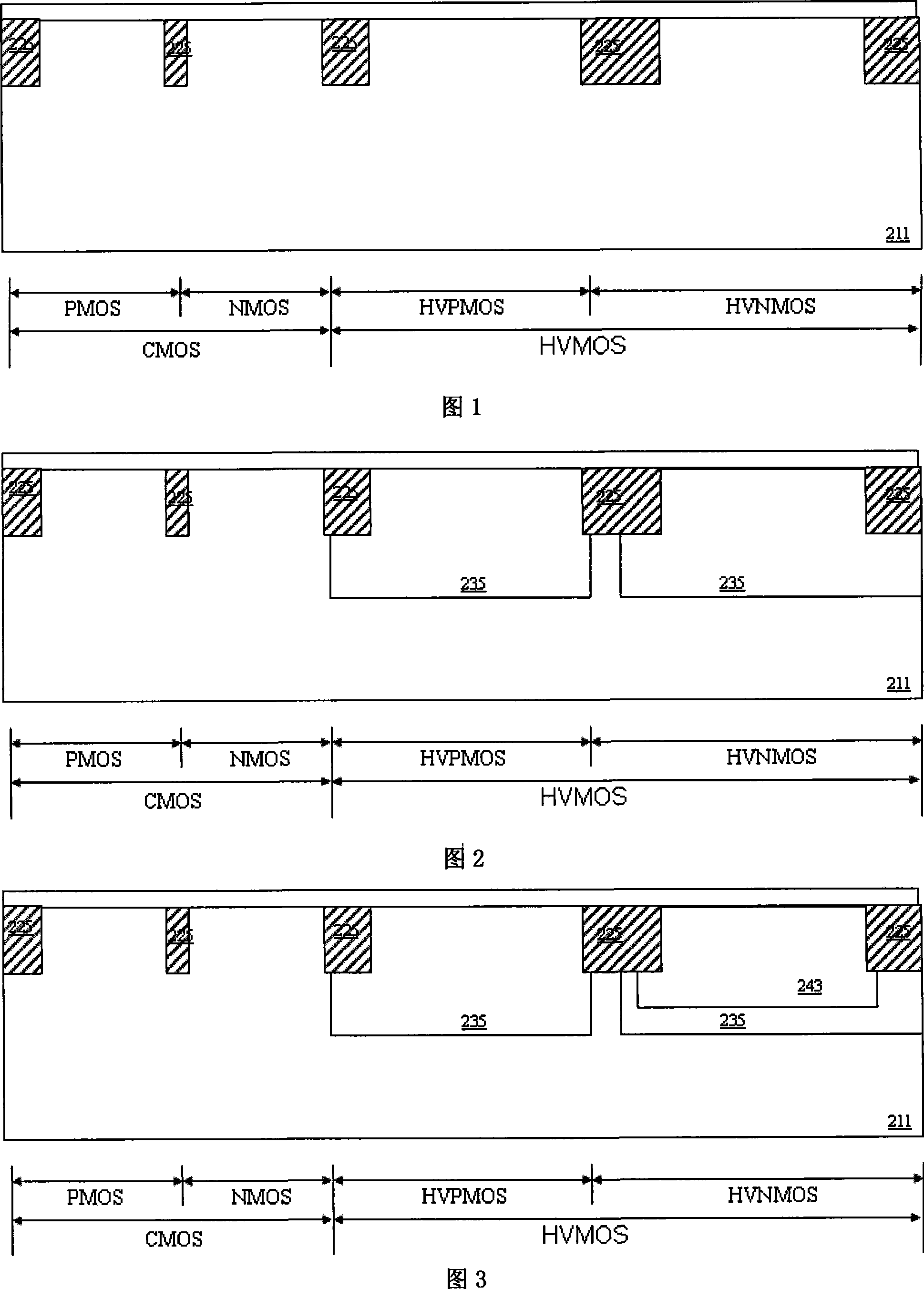 HVMOS and semiconductor device integrating HVMOS and CMOS