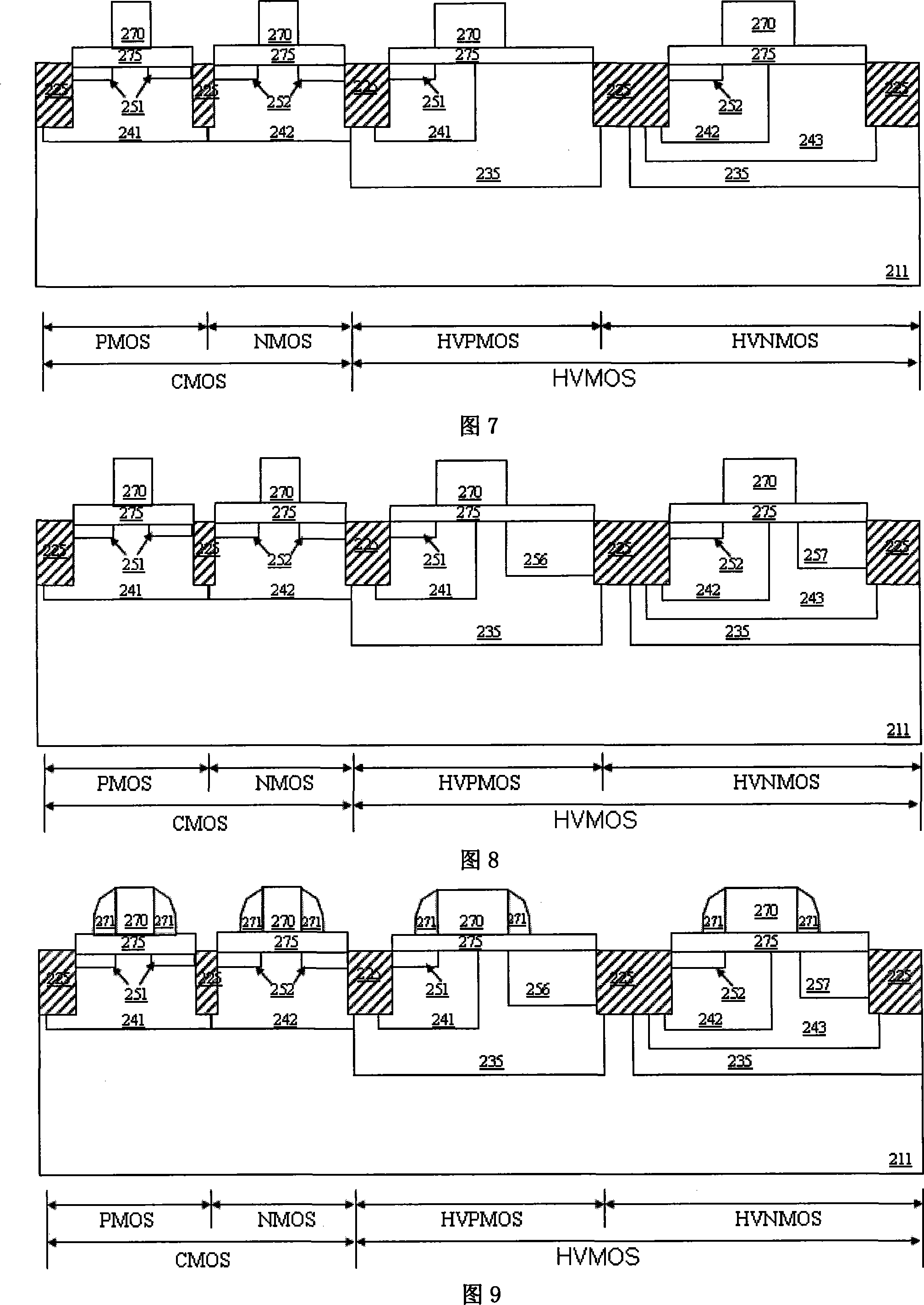 HVMOS and semiconductor device integrating HVMOS and CMOS