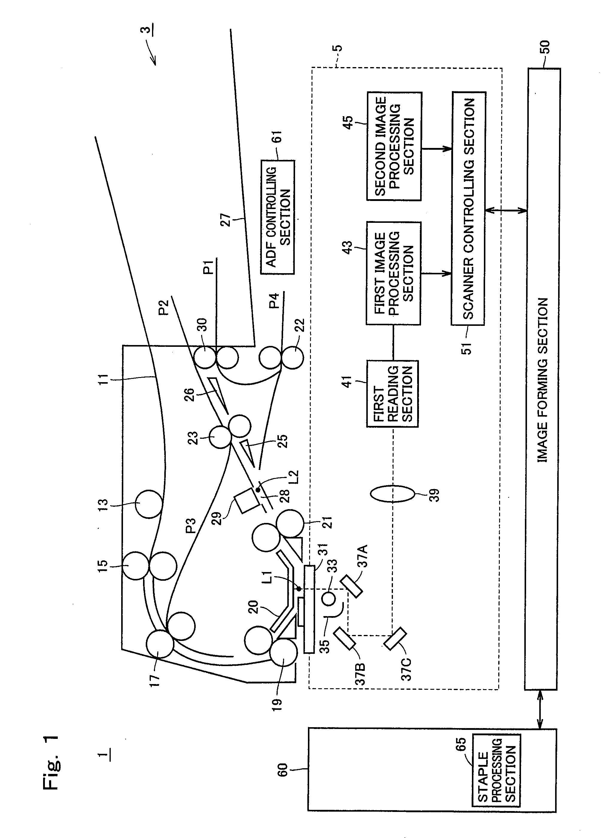 Double-side image reading device and image forming apparatus capable of executing reading of original with high  throughput while taking image quality of read original into account