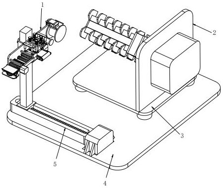 Transformer iron core three-phase winding manufacturing and assembling equipment