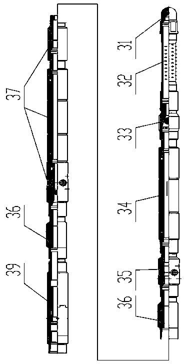 A fracturing working method for multi-stage hydraulic jet staged fracturing string