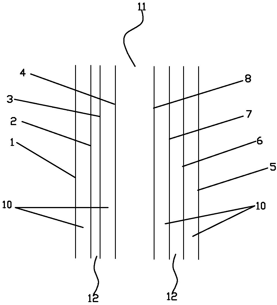Silica sol enhanced hollow safety glass and preparation method thereof