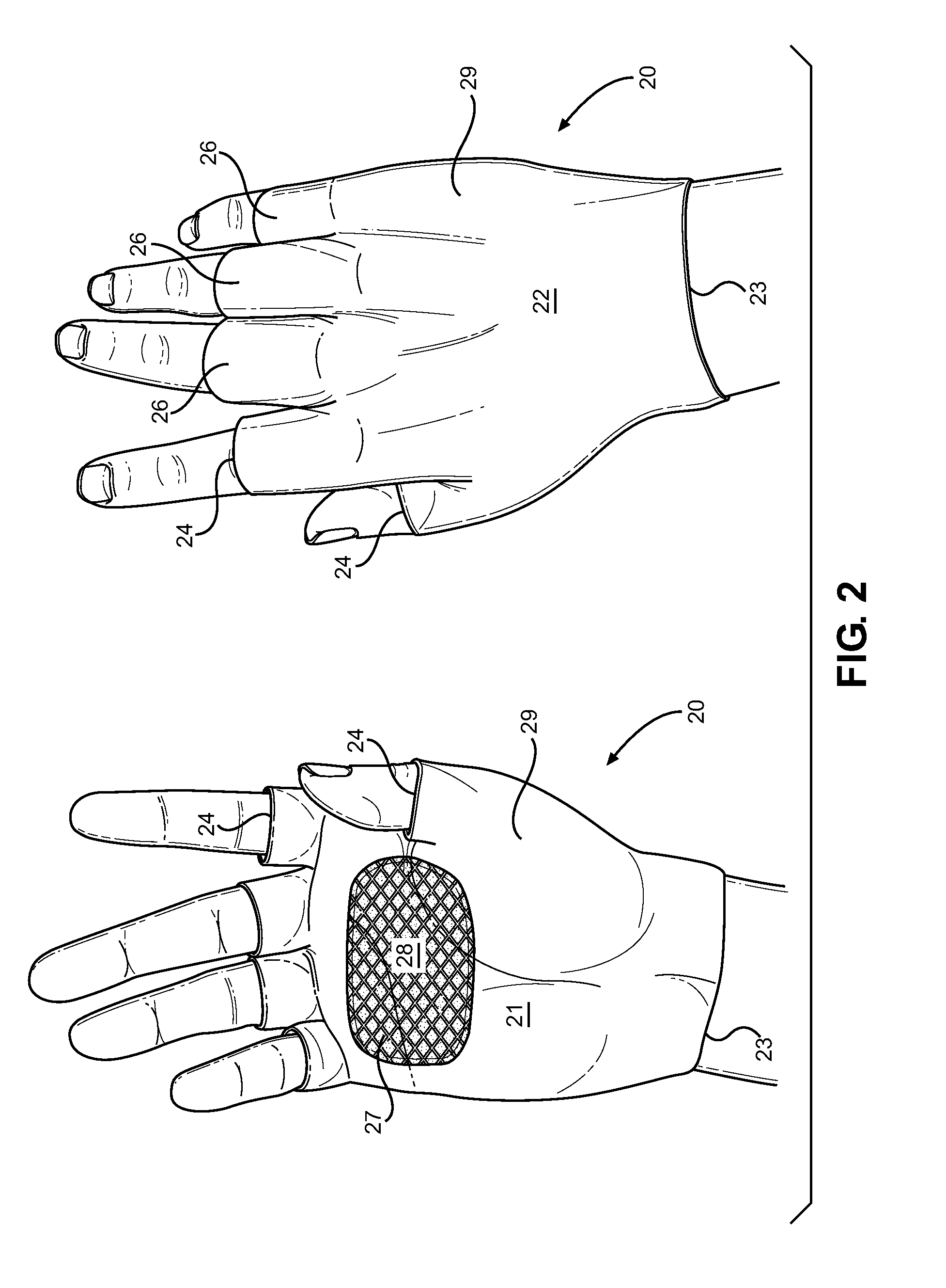Disposable Fingerless Exercise Glove