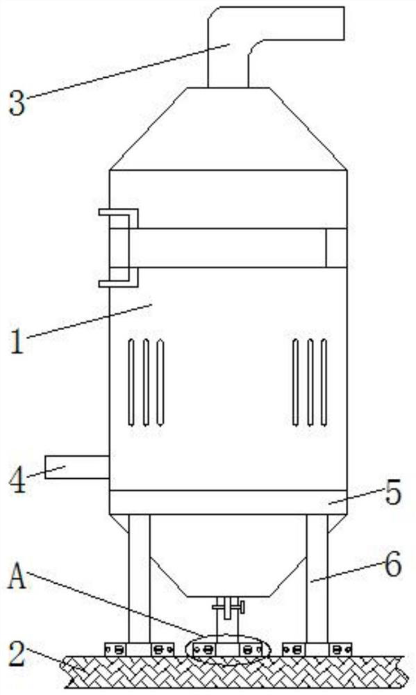 A marine natural gas and diesel dual fuel processing device