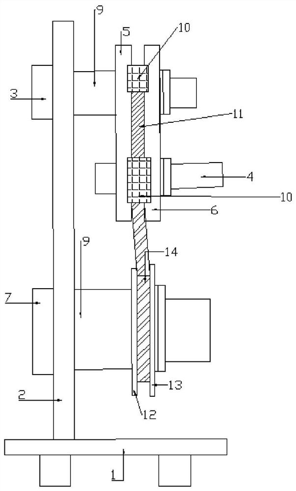 A winding and positioning tool for pre-impregnated glass roving tape