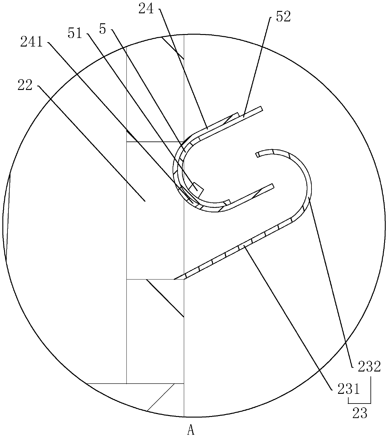 A natural wind microcirculation window