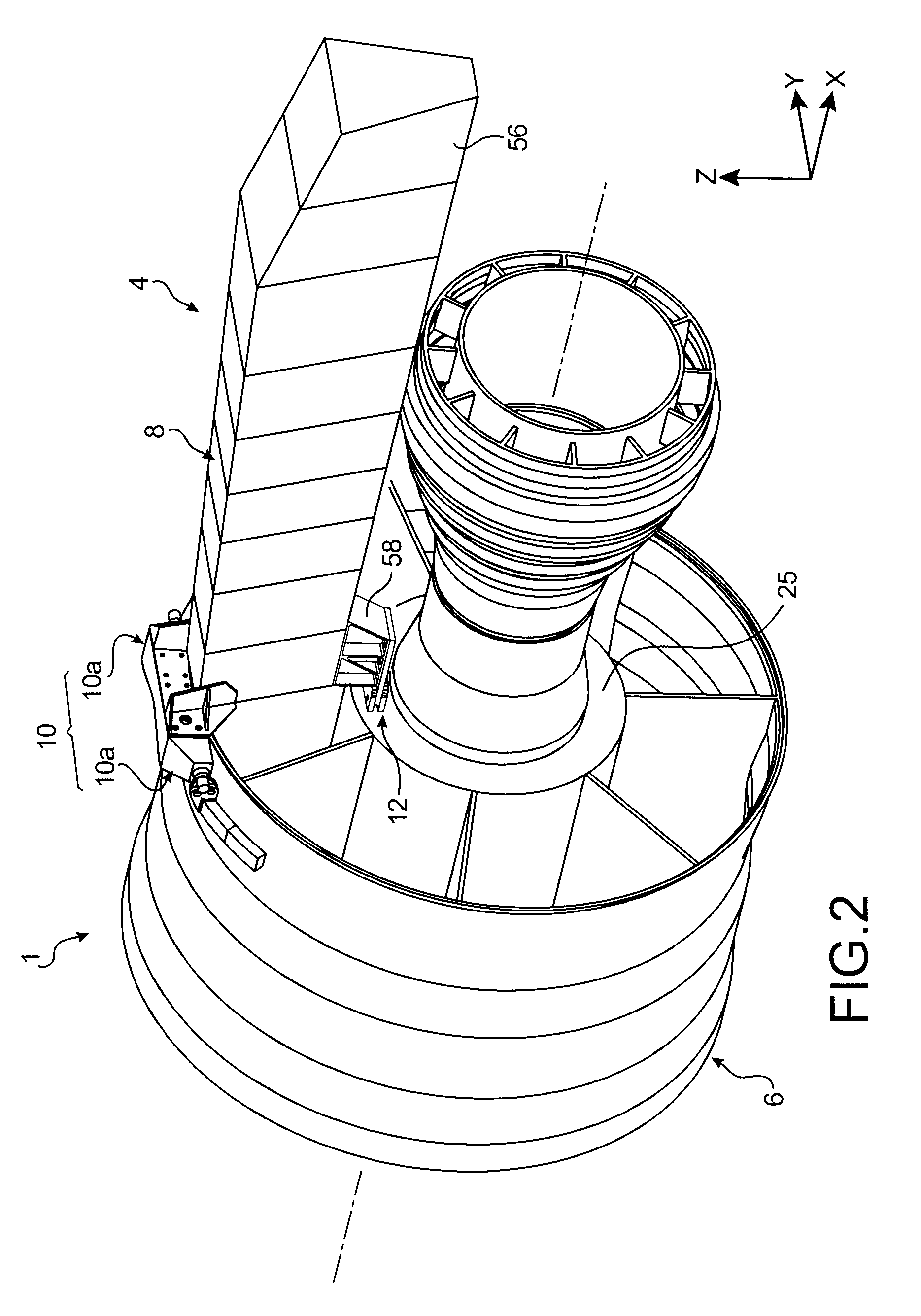 Engine assembly for aircraft comprising an engine as well as a device for locking said engine