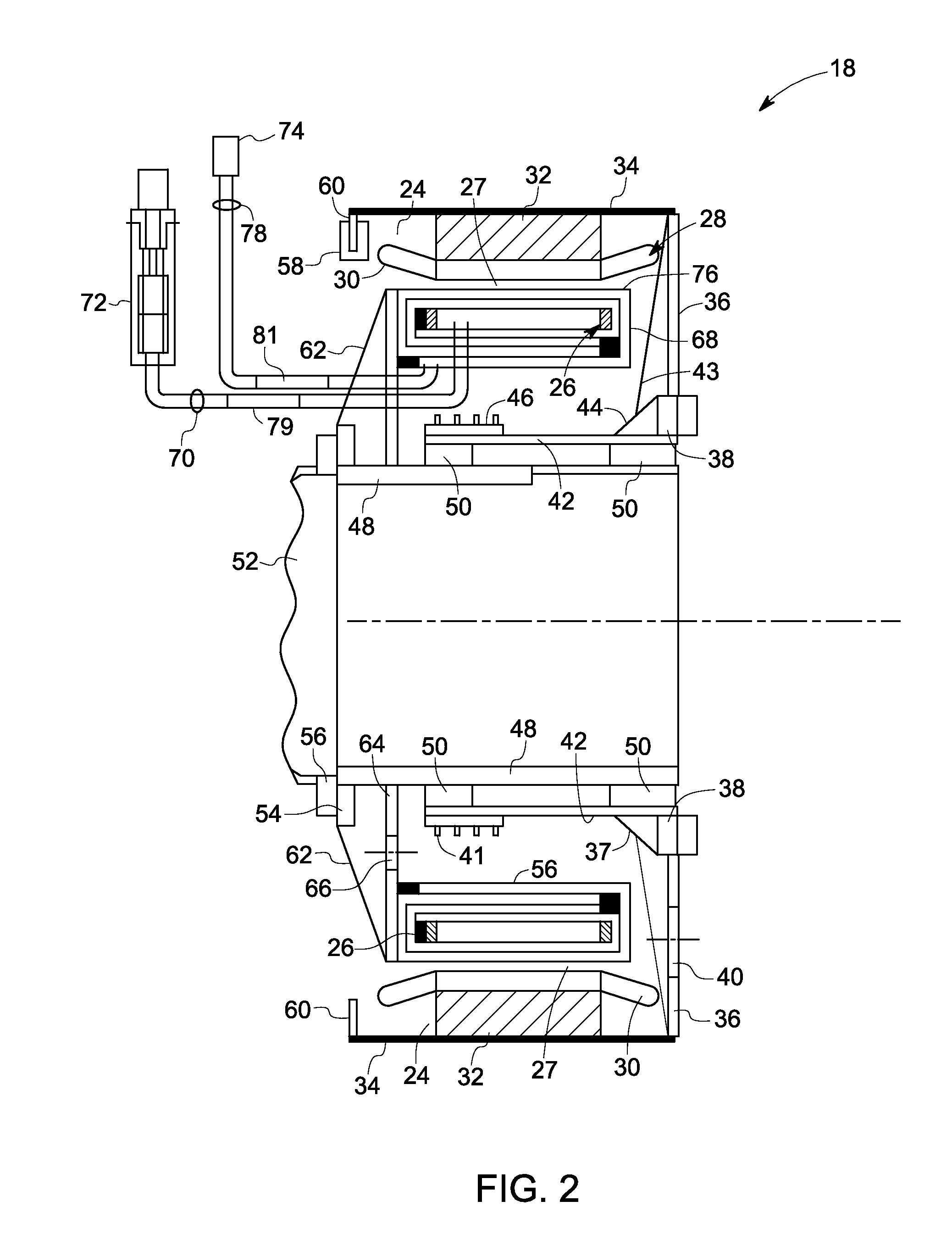 Superconducting power generation system and associated method for generating power