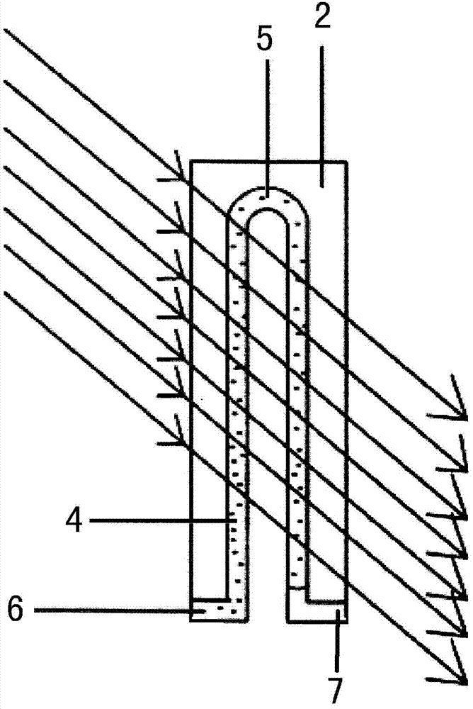 Transparency-adjustable glass structure