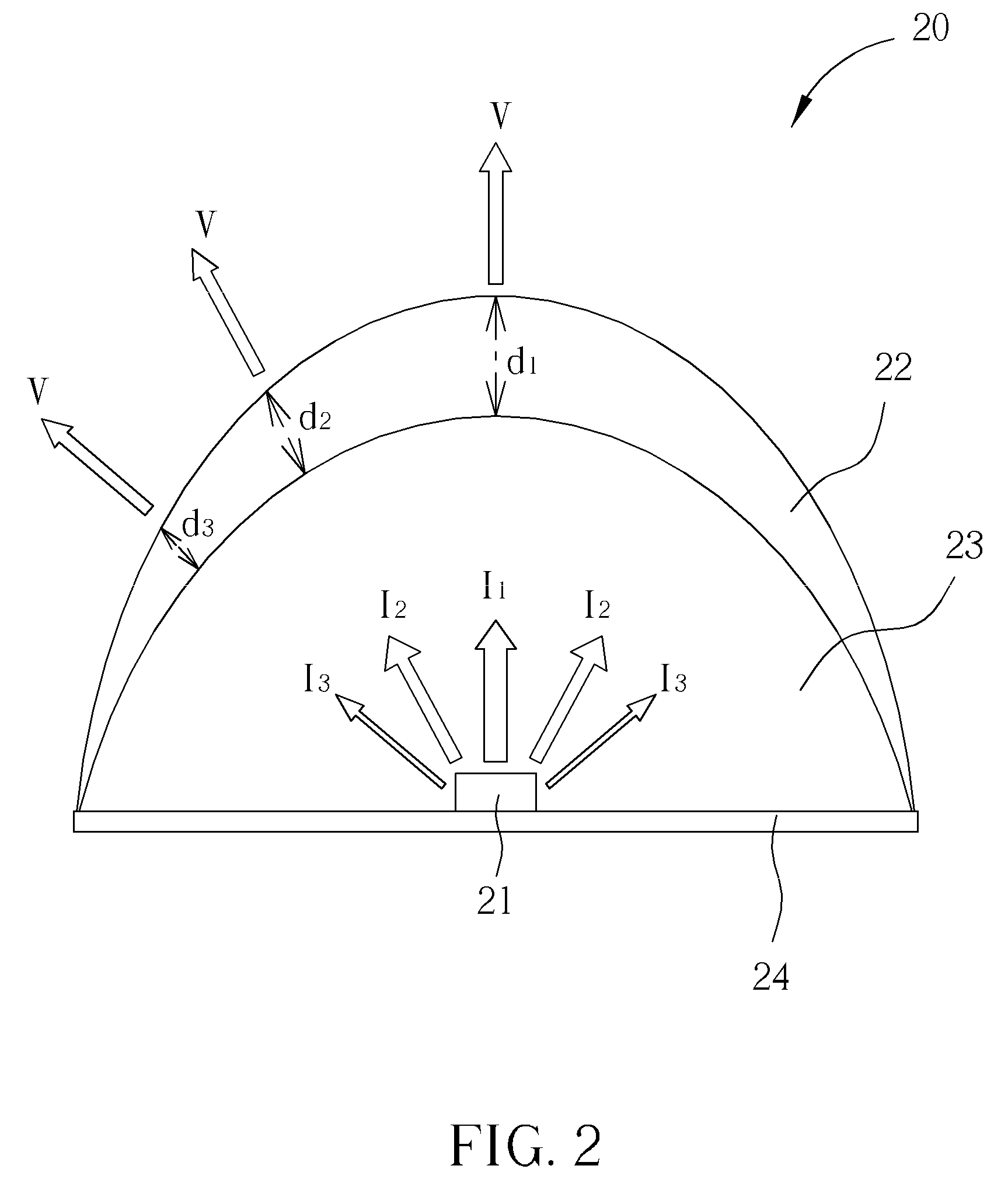 Photoelectric semiconductor device capable of generating uniform compound lights