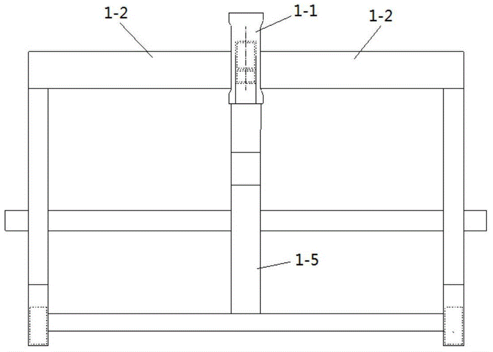 Connecting method of vehicle head stand pipe, main beam and keel horizontal beam and vehicle frame