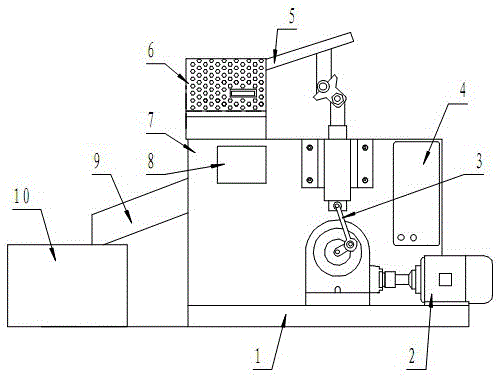 A shearing and punching processing device for signage