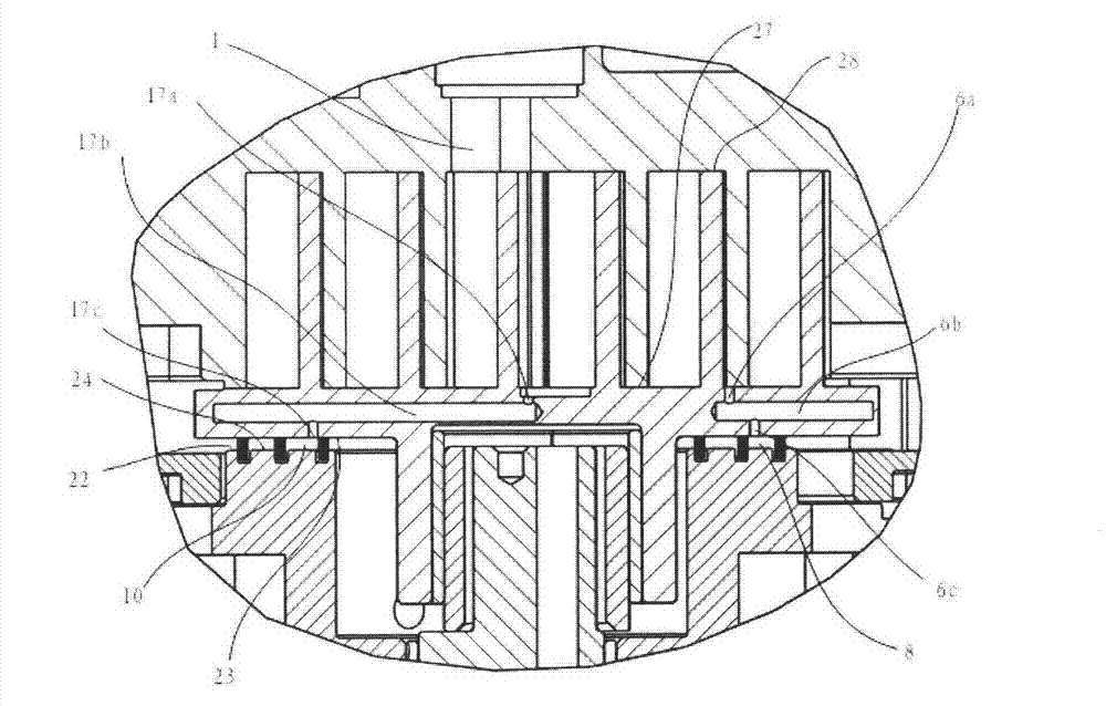 Scroll compressor with axially flexible seal