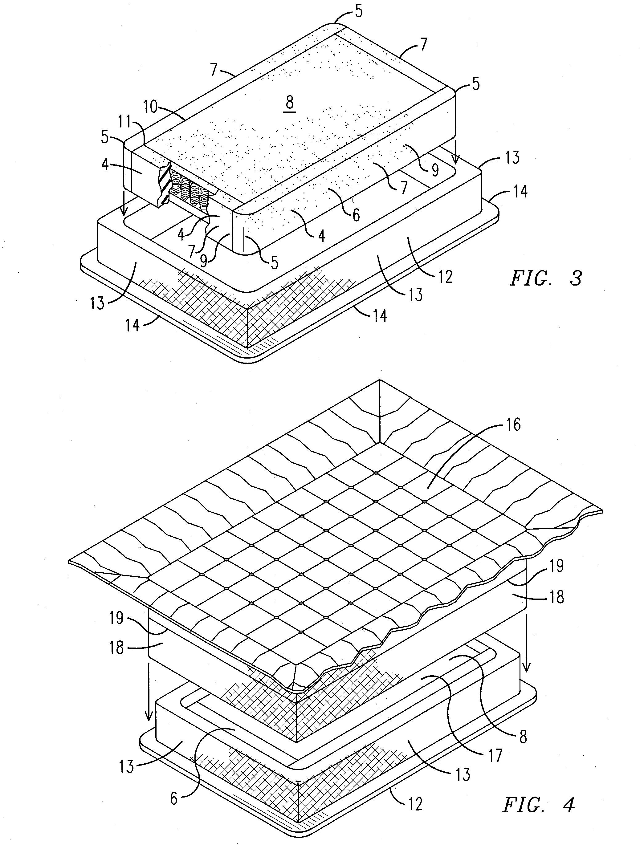Perimeter-wrapped mattress and method of manufacture