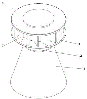 Small-hydropower axial flow turbine device