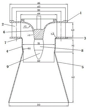 Small-hydropower axial flow turbine device