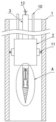 Kitchen sewer pipeline dredging device