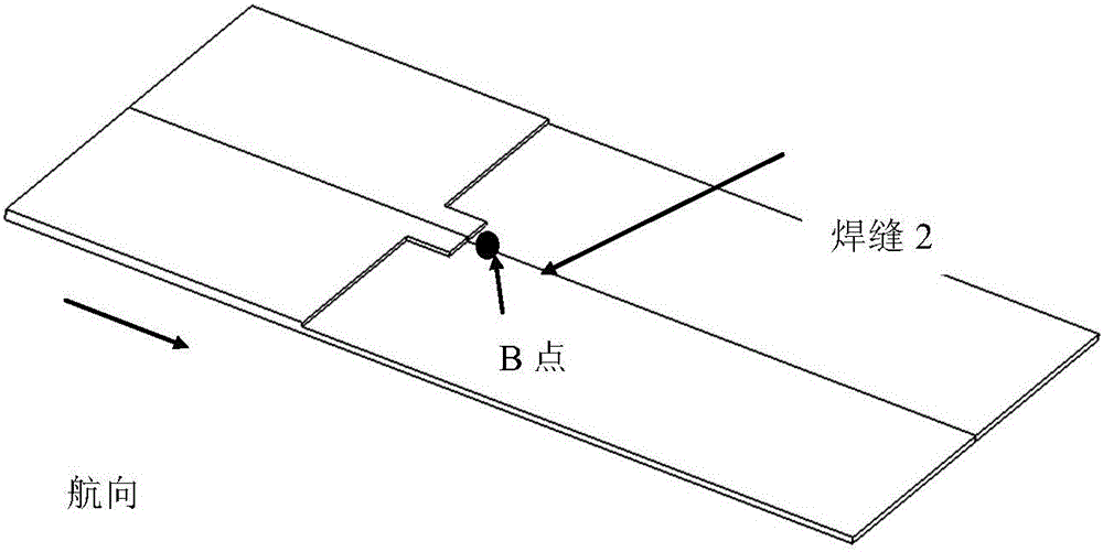 Friction stirring welding method of weld joint in step structure