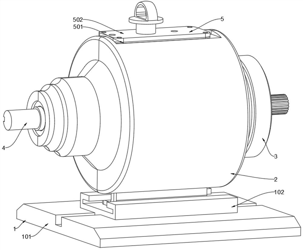 A double planetary gear reducer floating positioning mechanism