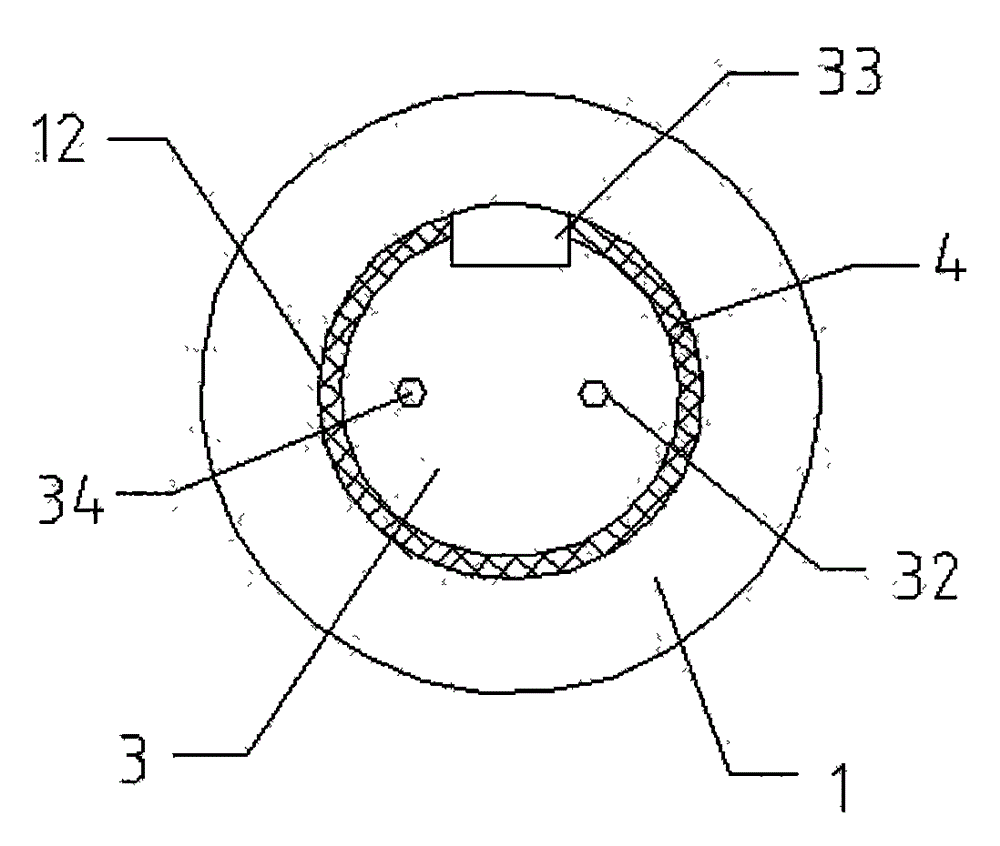 Data protection unit heat insulation barrel