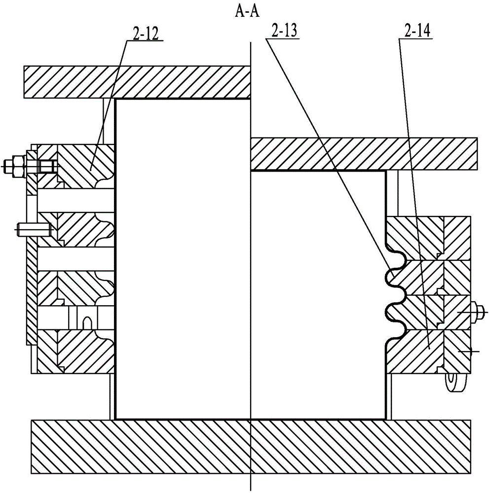 Device and method for hot forming of titanium alloy corrugated pipe through current assistance