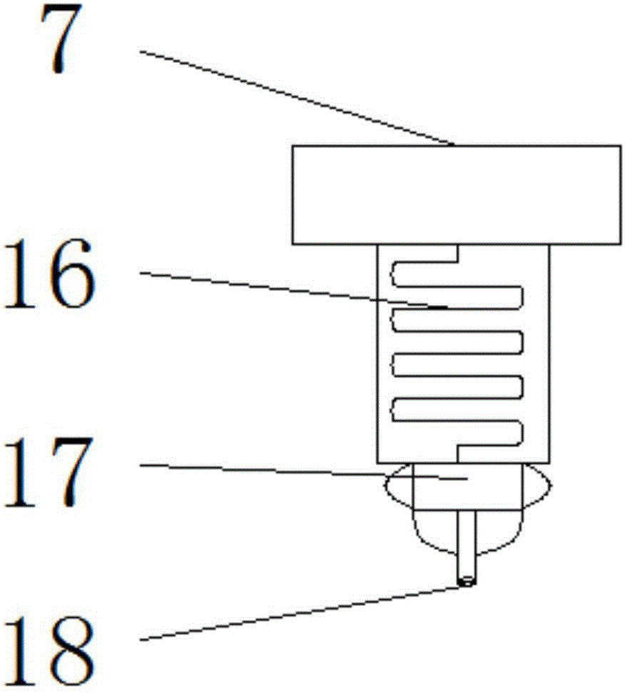 Intelligent splicing paint-spraying device