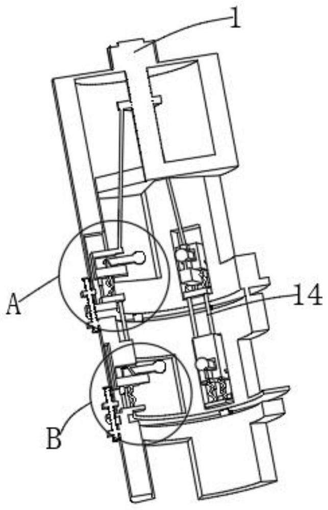 Injection molding clamp suitable for workpieces of different sizes