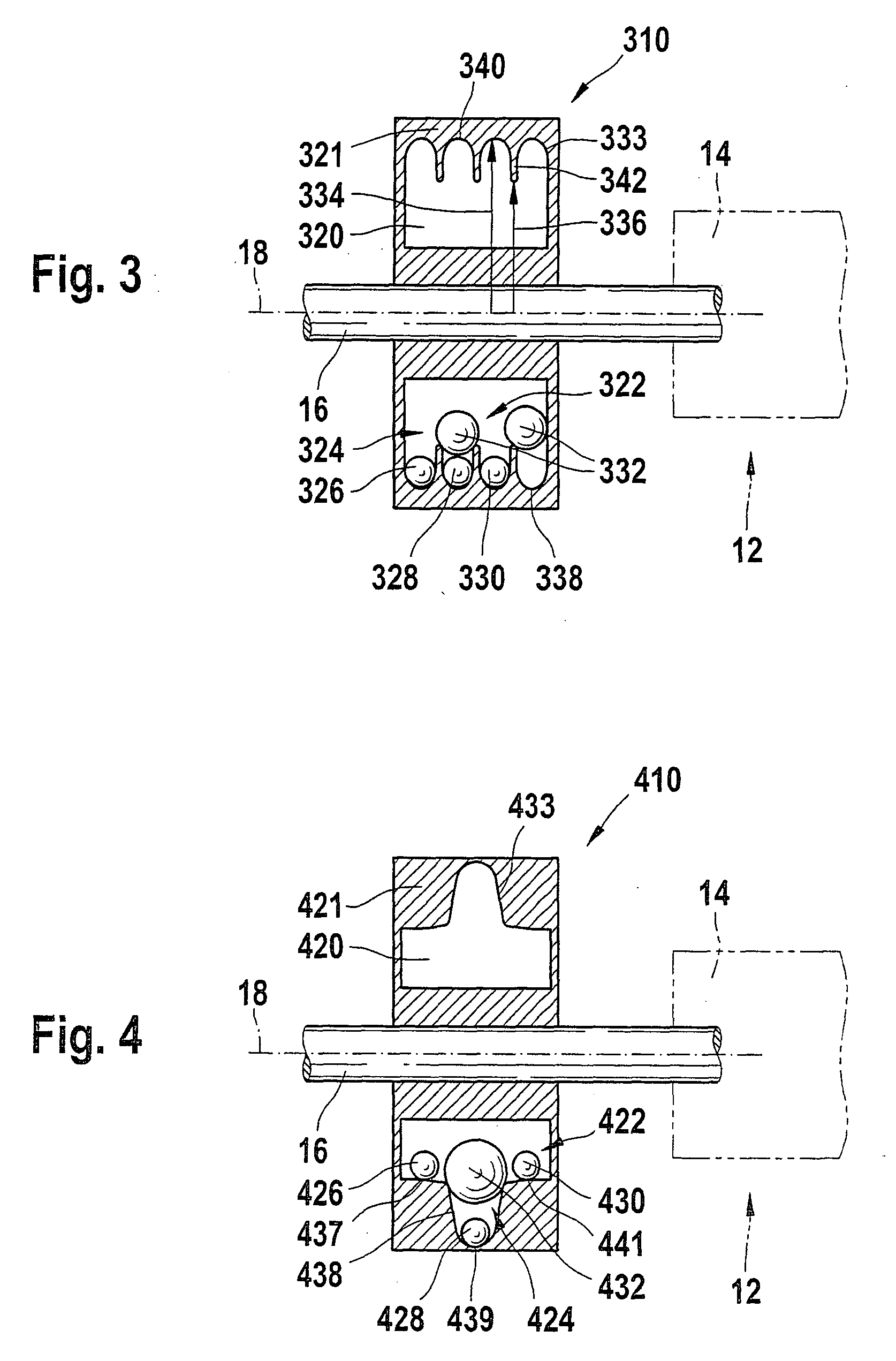 Device and method for balancing rotating systems