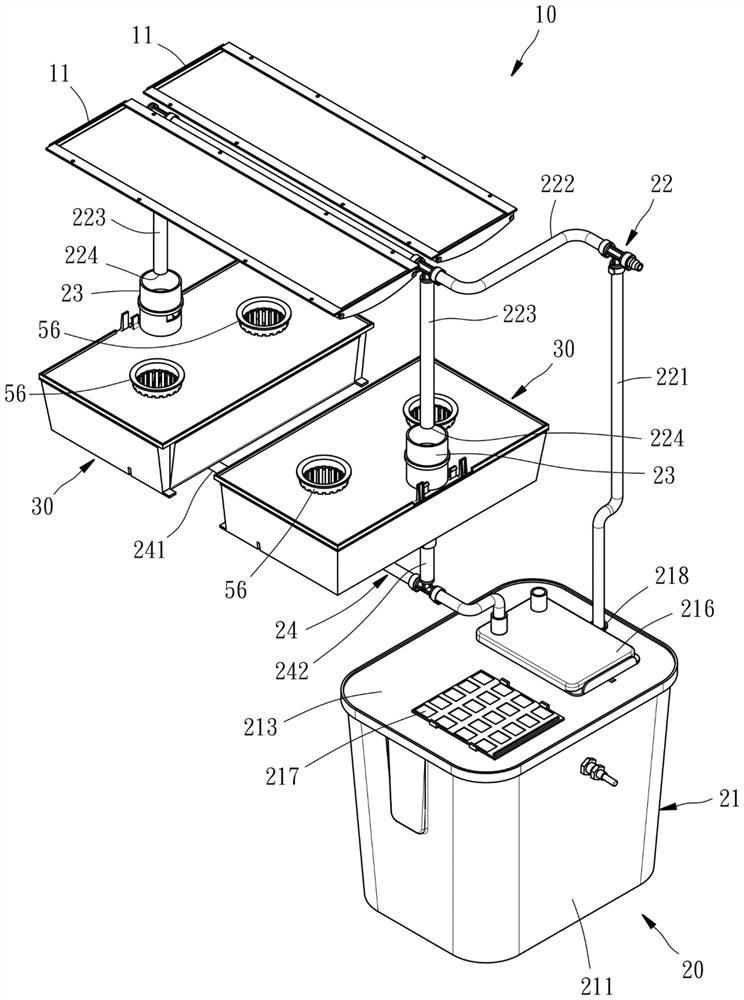 Novel water-circulation irrigation system