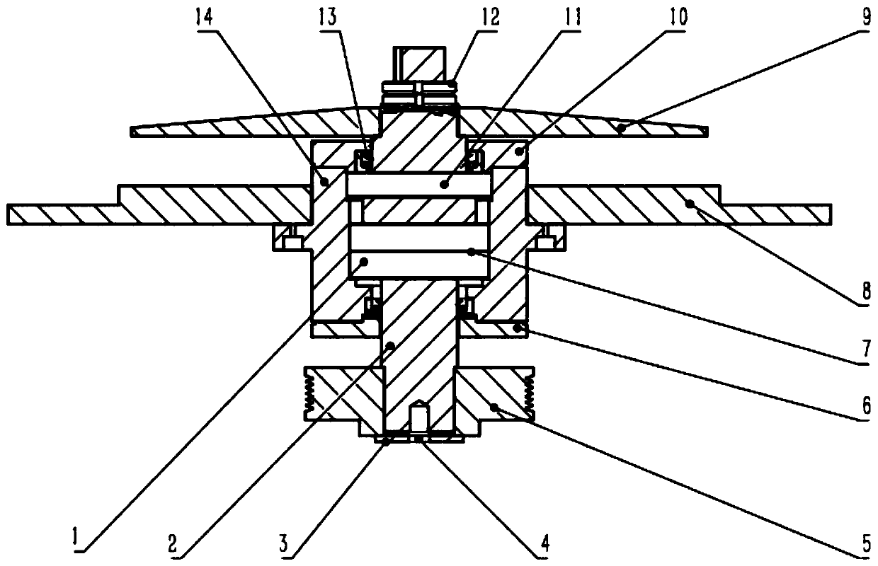 High-sealing-property transmission structure of crusher