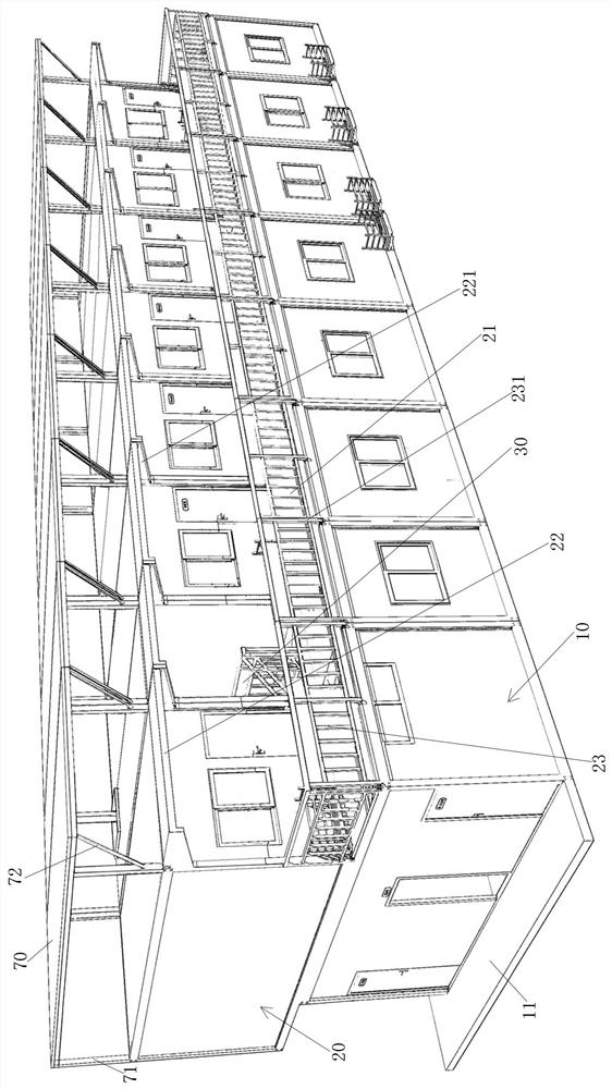 Fabricated board room and building method thereof