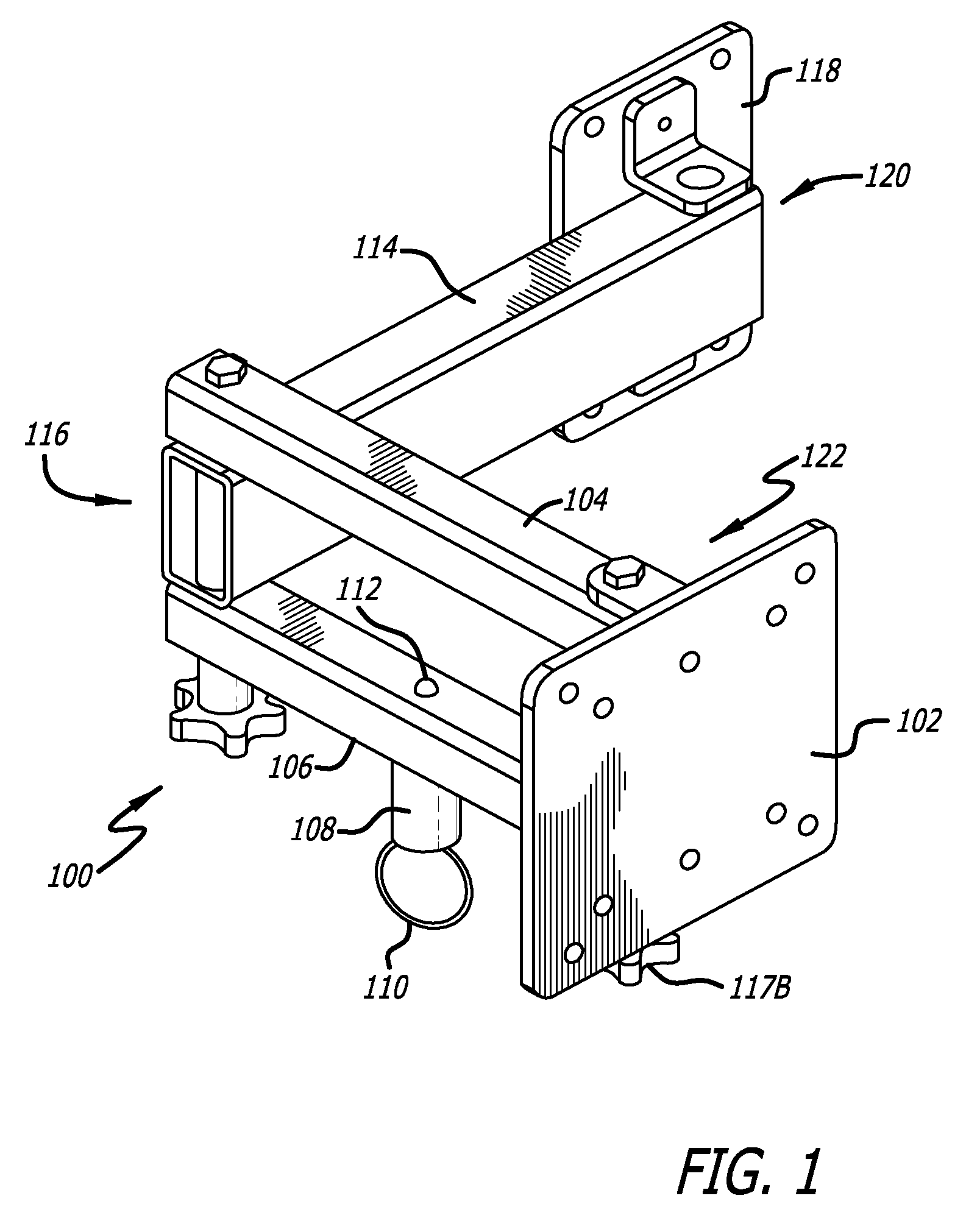 Flat Screen TV Bracket For A Vehicle