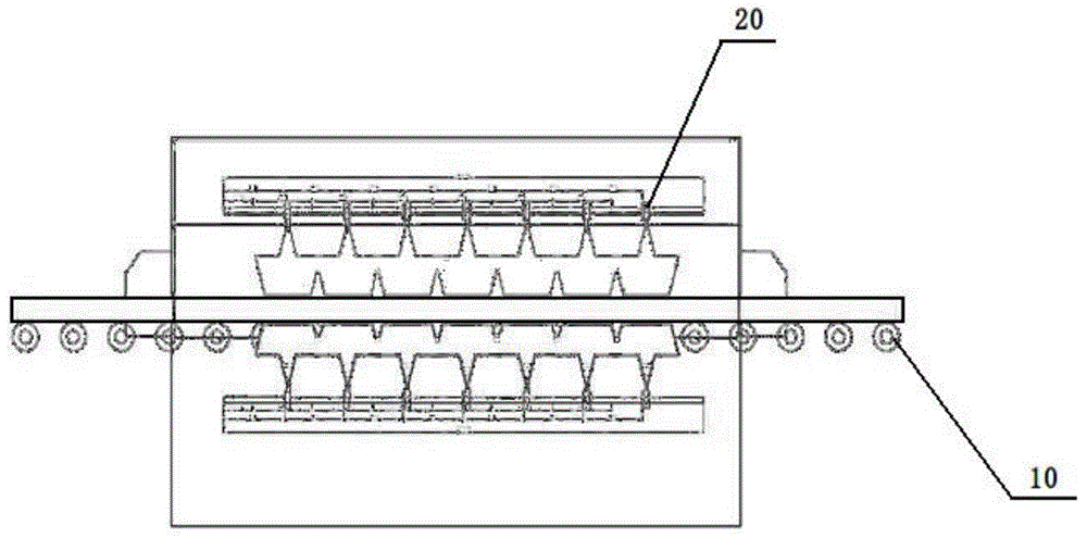 Aluminum profile quenching system and quenching method